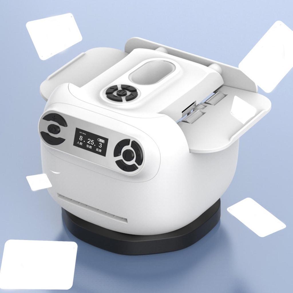 Автоматическая машинка для тасования карт Дилер ABS Самоочищающаяся Тихая Перезаряжаемая Портативная Машина для тасования 360 180 градусов Раздача для дома