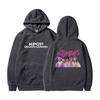 Модные толстовки с принтом KPOP для мужчин и женщин, Осень Зима, Мужская повседневная толстовка, Готическая толстовка в стиле Hip Hop, С длинным рукавом, Пуловер, Унисекс