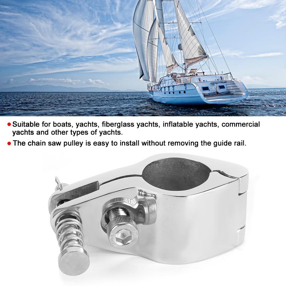 2pcs Top Hinged Jaw Slide Boat Pin & Cam Clamp Marine Yachts Fitting Hardware(22MM )