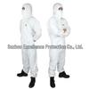 3M 4545 White Hooded Coverall: Dust & Splash Protection, Antistatic