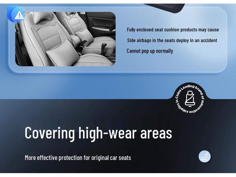 Roewe D6 2025 All-Season Breathable Car Seat Cushion Set