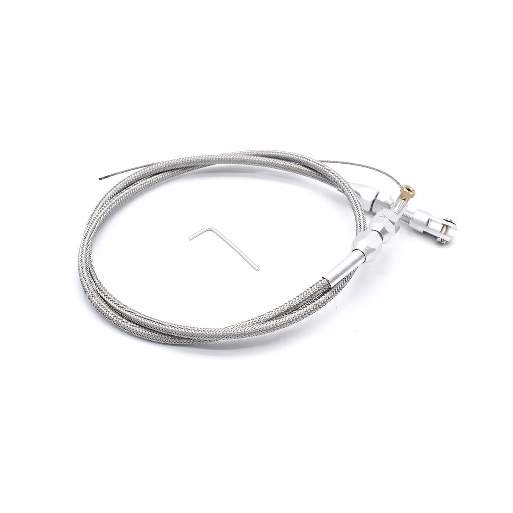 LS Engine Throttle Gas Cable 36 Inch Stainless Steel Braided Replacement for LS1 4.8 5.3 5.7 6.0