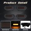 For Toyota Tacoma TRD Pro Trailhunter 2024 Car Front Grille Light LED Yellow Warning Light Daytime Running Lamp Headlight 12V