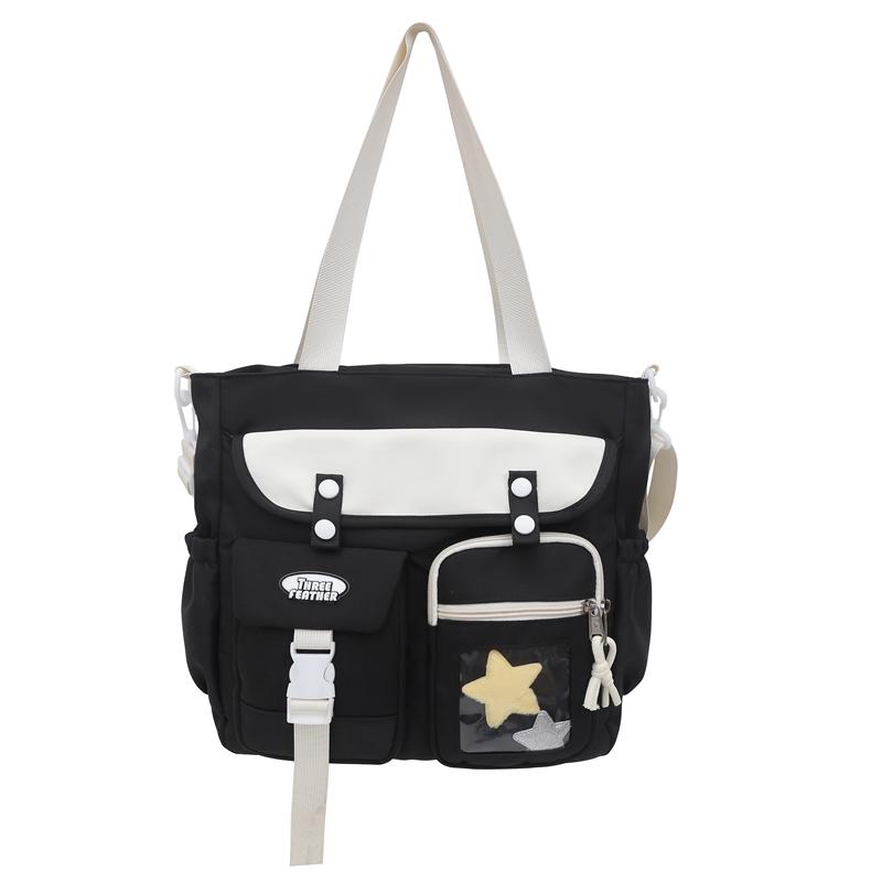 Студенческая классная книжная сумка, школьная сумка, женская сумка через плечо, сумка-мессенджер для девочек