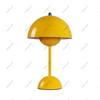 Rechargeable LED Flower Bud Table Lamp Touch Sensing Tricolored with DC USB Cable for Bedside Living Room Hotel Canteen