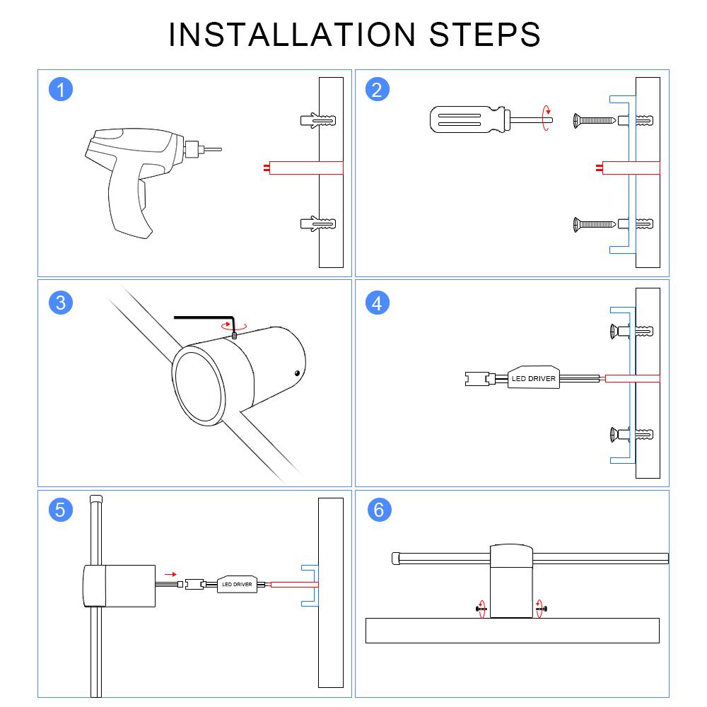 Светодиодный настенный светильник, современный длинный настенный светильник, регулируемый для дома, спальни, лестницы, гостиной, настенного бра, освещения, дивана, фона