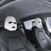 1Pc Car Seat Cover Masked Person Knitted Headgear Halloween Headrest Cover Decoration Car Anti-Theft Warning Accessories