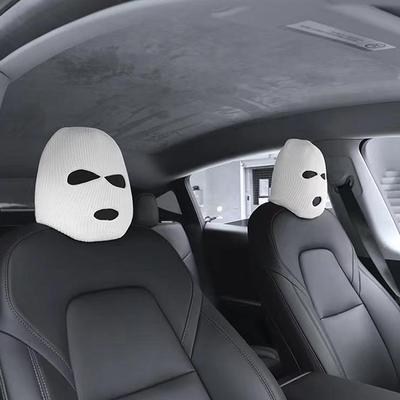 1 шт. чехол для сиденья автомобиля в маске вязаный головной убор на Хэллоуин чехол для подголовника украшение автомобиль противоугонные аксессуары