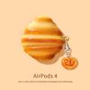 Toast Bread Donut Chocolate Cookies Case for Apple AirPods 4 1 2 3 Generation Cover for AirPods Pro 2nd Gen Air Pods Protective