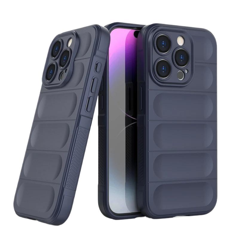 Чехол для iPhone 11 12 13 14 15 Pro Max задняя крышка чехол противоударный бронированный телефон чехлы жидкий силикон анти-падение Funda Coque
