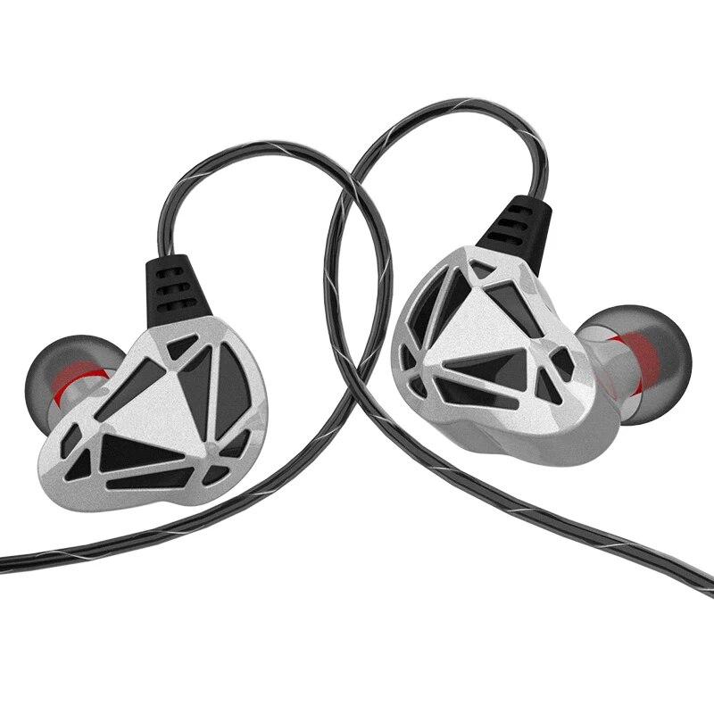 QKZ AK7 Медный драйвер HiFi Проводные наушники Спортивная гарнитура Бас Стерео Супер чистая Игровая гарнитура Музыкальные вкладыши с микрофоном