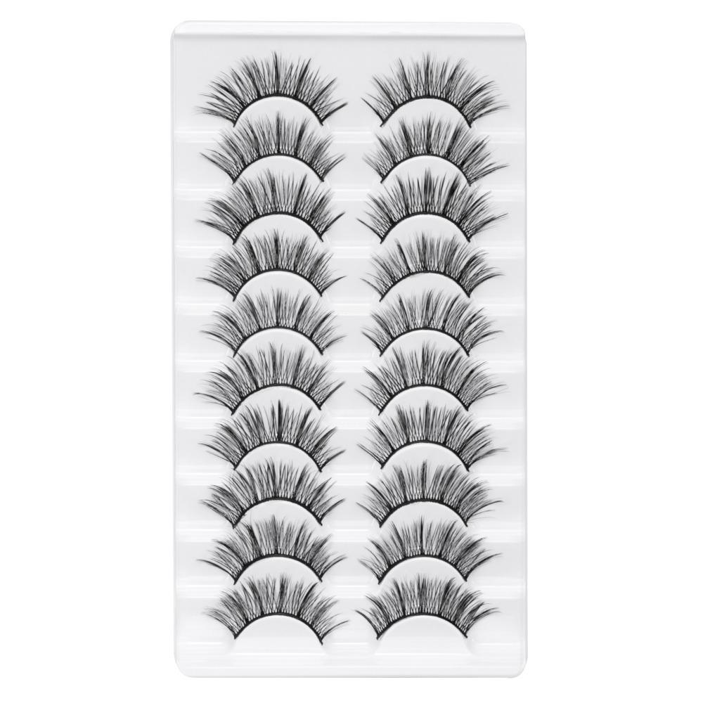 Full Strip False Eyelashes Dramatic Eye Makeup Tools Beauty 3D Faux Mink Lash Eyelash Extension