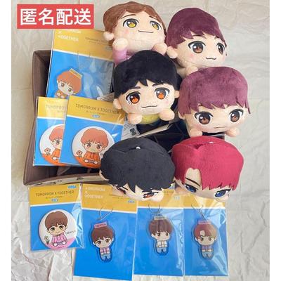 Б/у значок-брелок Nesoberi с плюшевой игрушкой TOMORROW X TOGETHER TXT