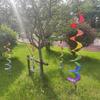 Colorful Outdoor Rainbow Windmill Garden Decoration