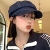 Vintage Women Denim Beret Versatile Newsboy Cap Casual Octagonal Caps  Unisex