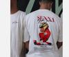 Ayrton Senna F1 Racing Short Sleeve White Color 2 Side Shirt