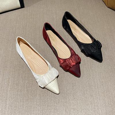 Модная женская обувь на плоской подошве на весну и осень 2025 года, новая повседневная с острым носком, в стиле ретро, больших размеров 41 42 43, женская обувь, zapatillas mujer