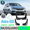 Для Opel Vauxhall Astra K GSi OPC 2016 2017 2018 Fender Mudguard Mud Flaps Guard Splash Flap Brycowguards Car