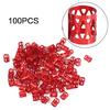 Hair Beads 100PCS/Bag New Colorful Hair Braiding Beads Rings Cuff Styling Decoration Tools 7 Colors Hair Braid Rings
