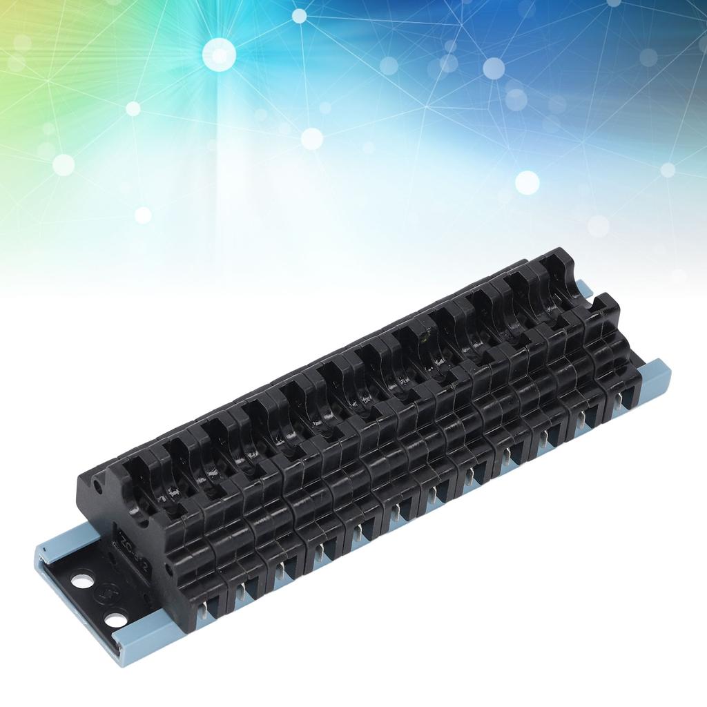 12-контактный держатель предохранителя с рейкой, съемный автомобильный блок предохранителей для ATS 1A-30A среднего размера для автомобиля F