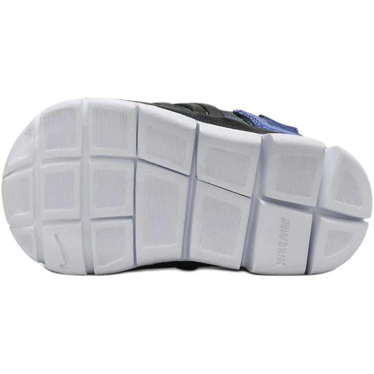 Nike Dynamo Free Comfortable Abrasion Resistant Low top Toddler Shoes Black Blue Infant And Toddler 343938-445