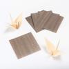 Mori no Kami Flexible Natural Wood Origami Set of 150 x 150mm Ultra-Thin Paper, Walnut, Large, 5,