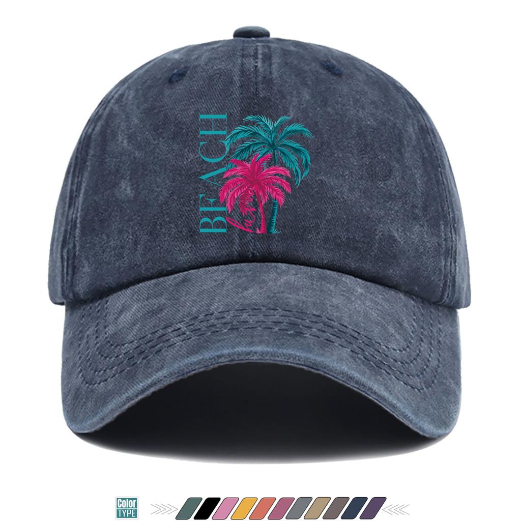 Кепка Бейсболка с принтом Киберпанк Пальма Регулируемая Snapback Легкая Дышащая Подходит для ношения Подходит для M