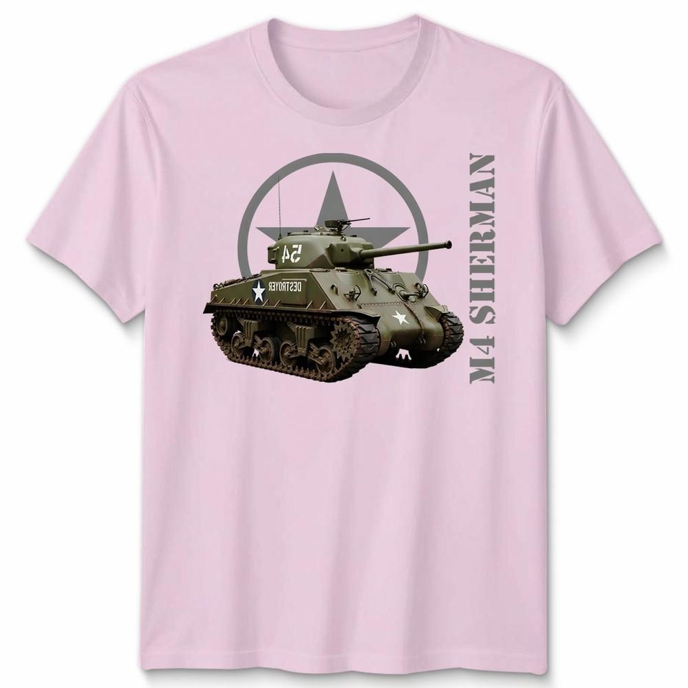 M4 Sherunisex Tank Unisex T Shirt Military Ww2 D Day Historical Vehicle Tee