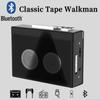 Bluetooth Cassette Player Vintage Nostalgic Classic Sliver Auto-flip Tape Hi-fi Cassette Player FM Radio