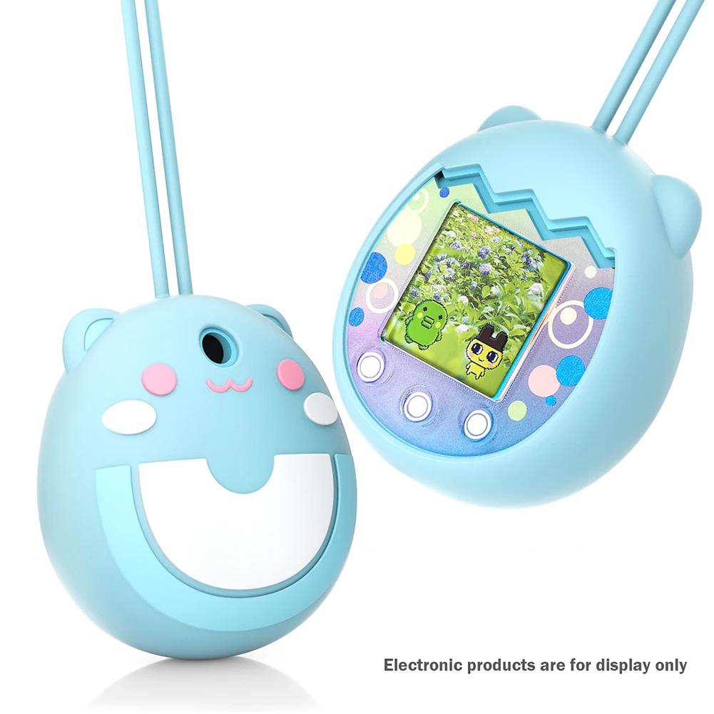 Защитный силиконовый чехол для Tamagotchi Pix с ремешком. Защита от царапин для электронного устройства для домашних животных Tamagotchi Pix.