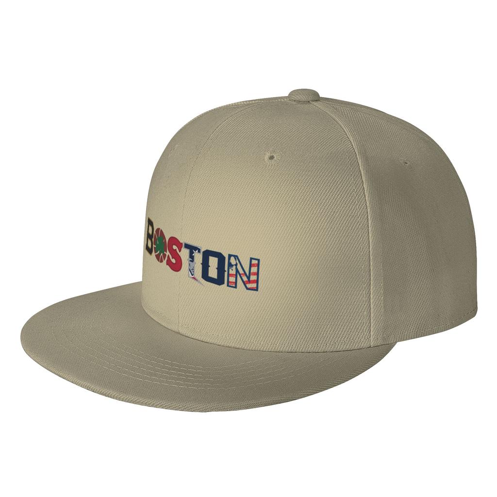 Fashion Boston Sport Champions Flat Brim Sun Hat  Upf Cap FeUnisex