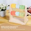 Manual Wool Storage Rack Vertical Rotating Yarn Spool Organizer Yarn Winder Thread Holder  Knitting