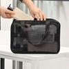 Unisex Travel Organizer: Mesh Cosmetic & Shower Bag with Multi-Pockets