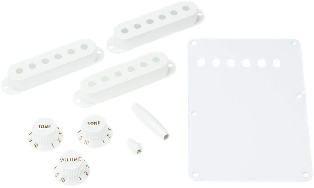 Fender Fender Parts STRATOCASTER ACCESSORY KIT AGED WHITE 991362000 VINTAGE-STYLE