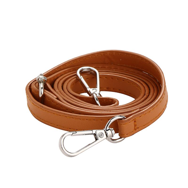 125cm Long Bag Strap PU Leather Shoulder Bag Strap 1.2cm Wide Accessories For Handbags Fashion PU Bag Strap For Crossbody Belts