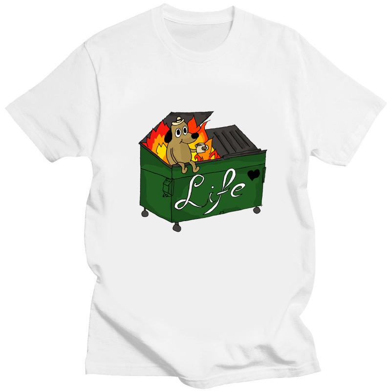 Kawaii футболка «Это прекрасно, все будет хорошо» Meme креативная футболка подарок для друзей Harajuku футболка унисекс одежда унисекс