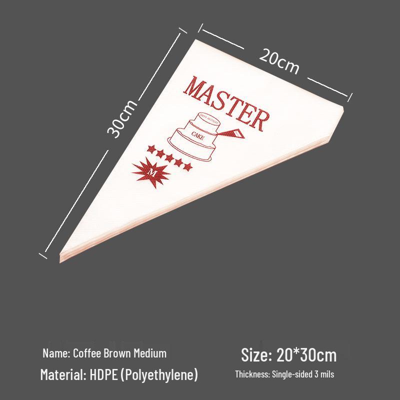 Food Grade Thickened Disposable Piping Bags for Icing, Cake Decorating, and Baby Food