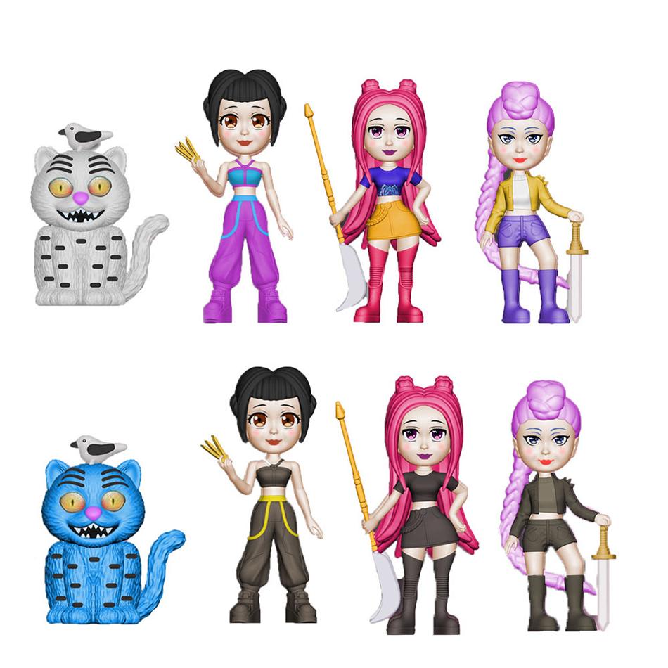 8 шт./набор K-pop Игрушка фигурка охотников на демонов Derpys Тигр Руми Мира Зои Сасси Фигурка Кукла Для Поклонников Подарки