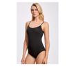 Principle 248 Lycra Snap Fastener Rope Suspended Women's Black Bodysuit 5 Pieces