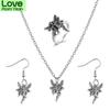 Vintage Fairycore Pendant Necklace Gothic Jewelry Sets Fairy Grunge Accessories Dangle Earrings Fidget Ring Cool Stuff Cheap