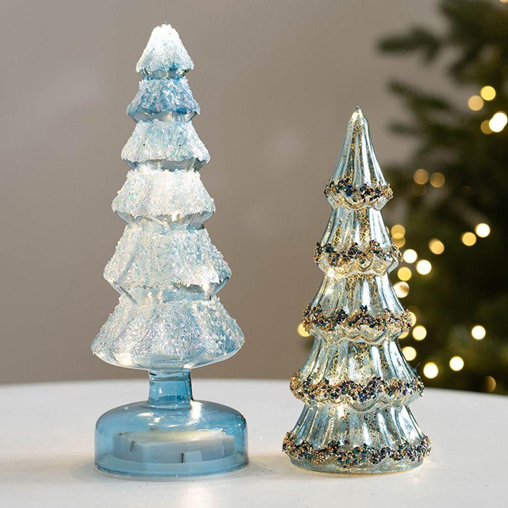 Rotating Christmas Tree Light Multicolor Xmas Decorative Lighting Festival Favors