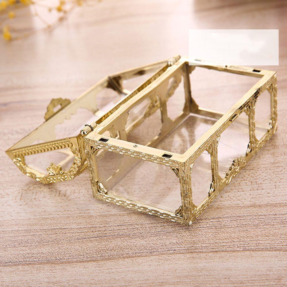Cute Souvenir Trinket Organizer Crystal Gem Treasure Chest Jewelry Storage Pirate Candy Box