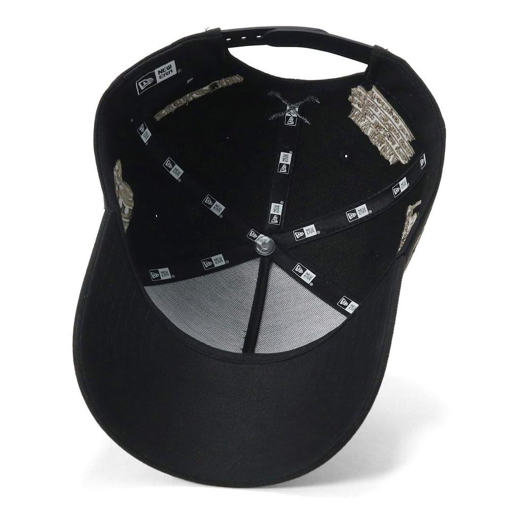 [New Era] Кепка для гольфа New Era 9FORTY A-Frame 14700183 NER36G9673 Черный FREE Логотип из архива Классическая NE Эксклюзив ONSPOTZ Мужская Женская Шляпа 9FORTY A-Frame