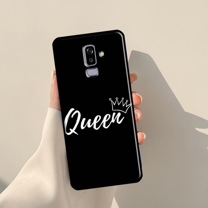 Пары Crown QUEEN и KING для Samsung J3 J5 J7 J510 J310 J330 J710 J730 J1 A3 A5 2016 2017 J4 J6 Plus J8 2018 Чехол