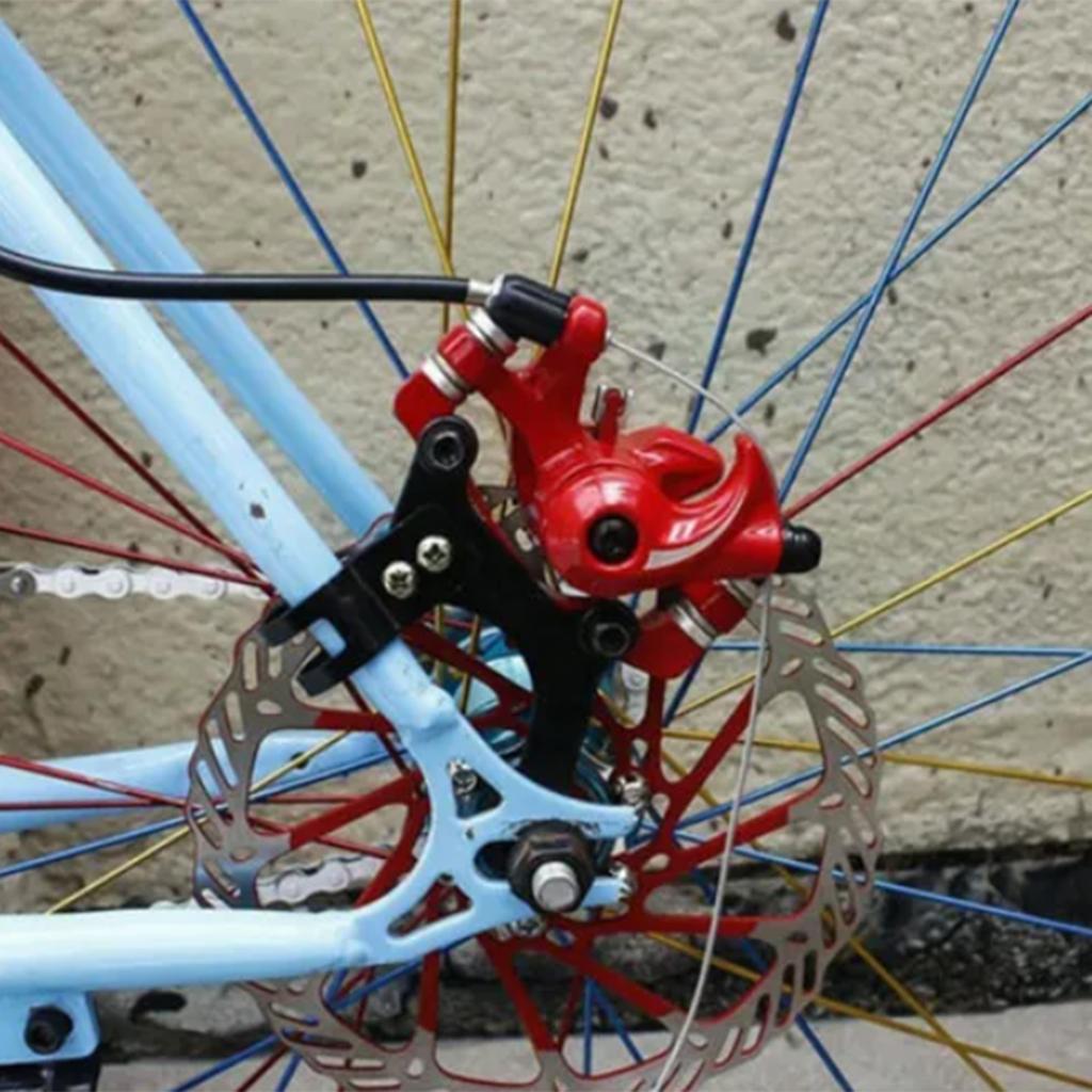 Кронштейн для дискового тормоза велосипеда 22 мм, стальной, простой в установке, практичный кронштейн-адаптер для дискового тормоза