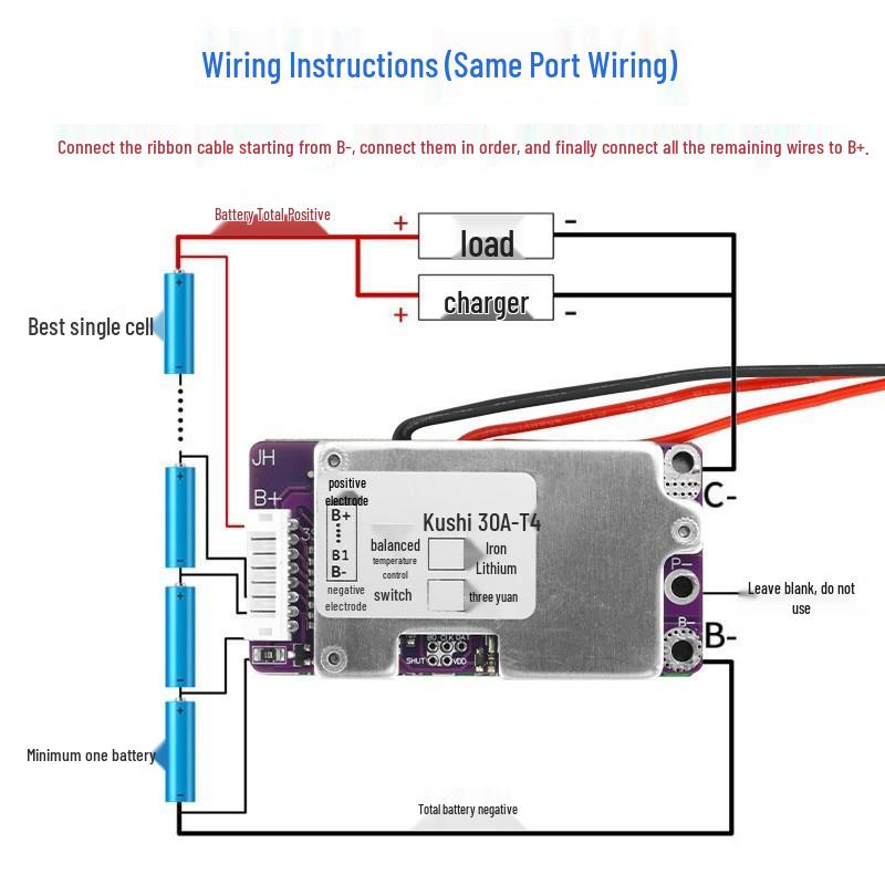 3-13 Series Ternary Weak Current 20A/30A Battery Protection Board with Temperature Control for Electric Vehicles