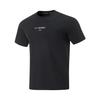 Fitness Series Simple Solid Color Round Neck Pullover Short Sleeve T-Shirt Men Tops Black ATSV115-1