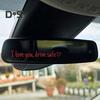 I Love You Drive Safe Stickers Rear View Mirror Vinyl Decal for Women Waterproof Decorative Car Sticker Car Decal Accessories