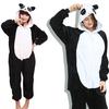 Unisex Anime Kigurumi Pajamas Panda Cosplay Costume Hoodies Party Fleece Sleepwears Nightwear