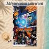 Beach TowelNaruto Custom Name Text Personalized Soft Towel for Beach Pool Indoor Home Decor Gift